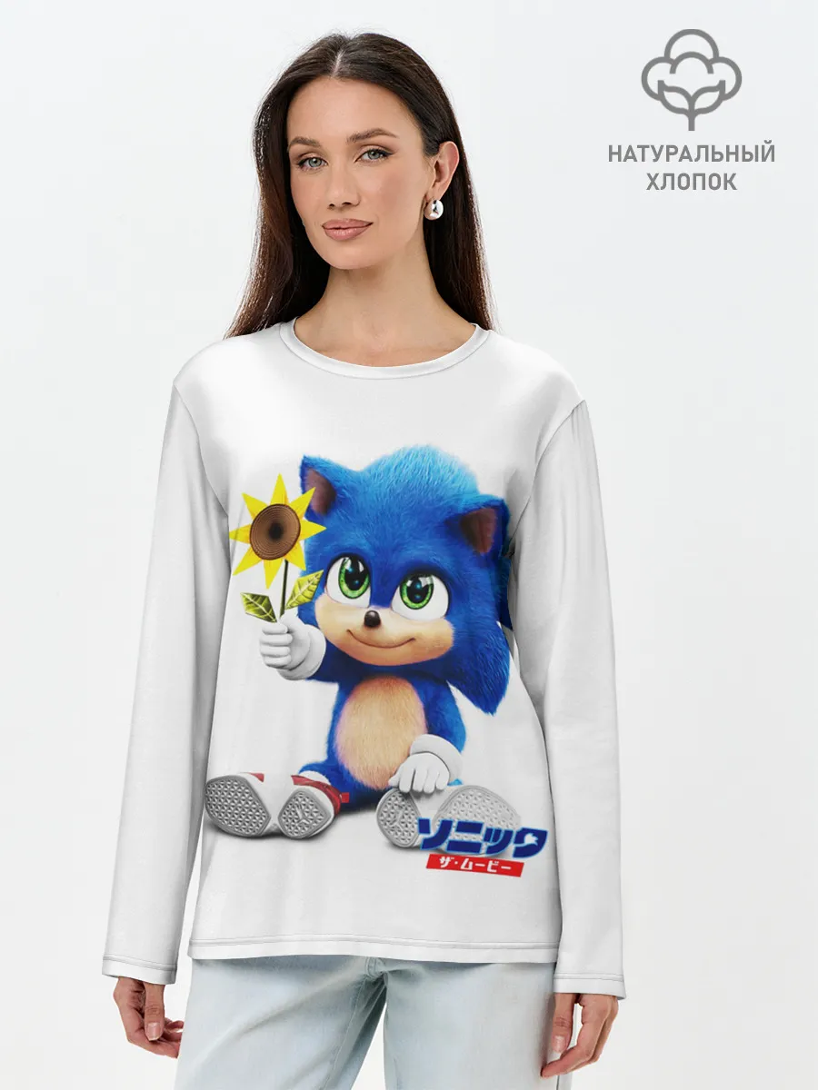 Лонгслив женский. Хлопок / SONIC
