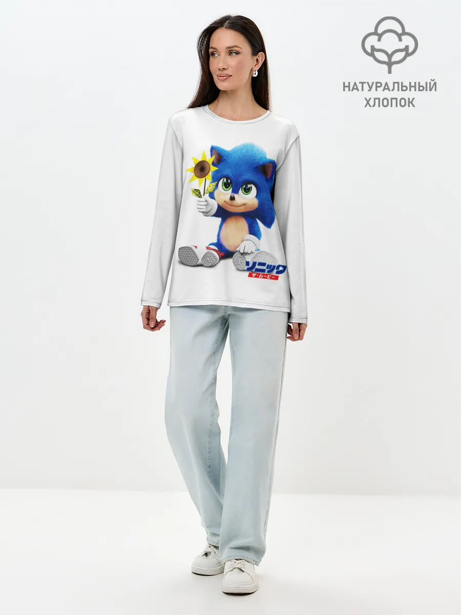 Лонгслив женский. Хлопок / SONIC