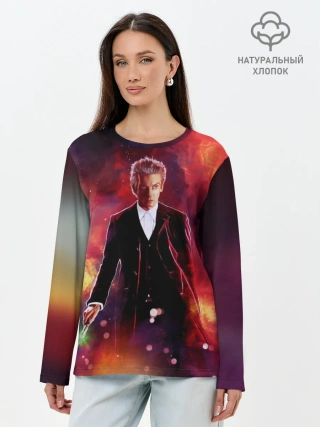 Лонгслив женский. Хлопок / ДОКТОР КТО
