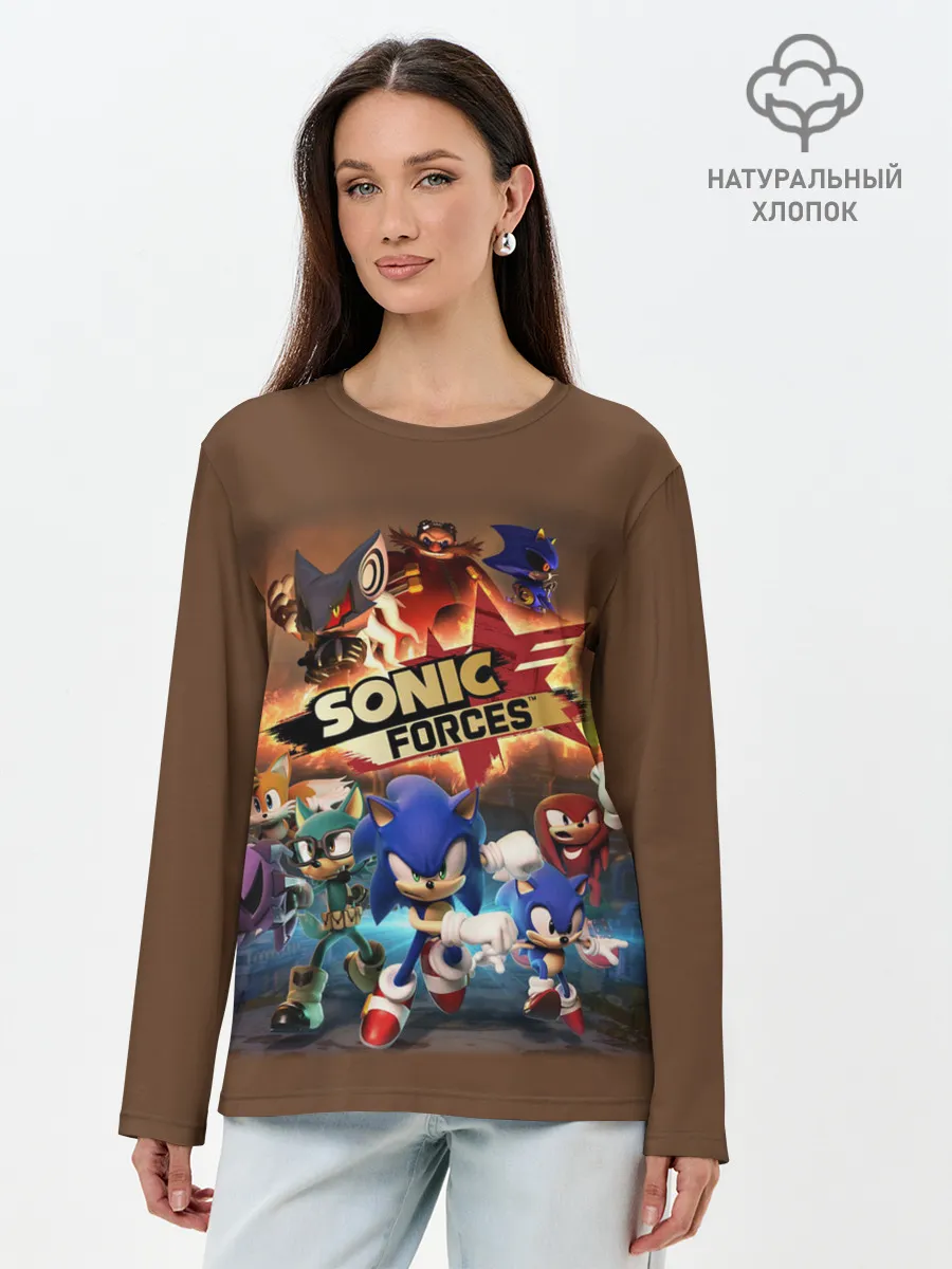 Лонгслив женский. Хлопок / SONIC
