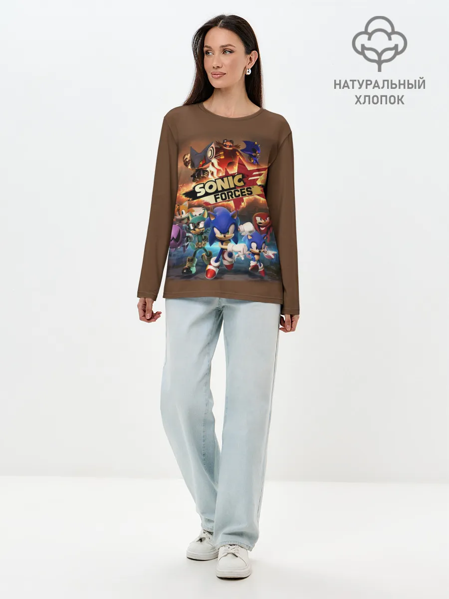 Лонгслив женский. Хлопок / SONIC
