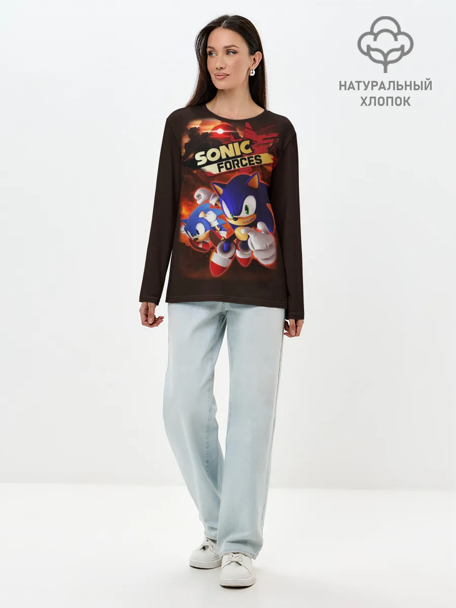 Лонгслив женский. Хлопок / SONIC