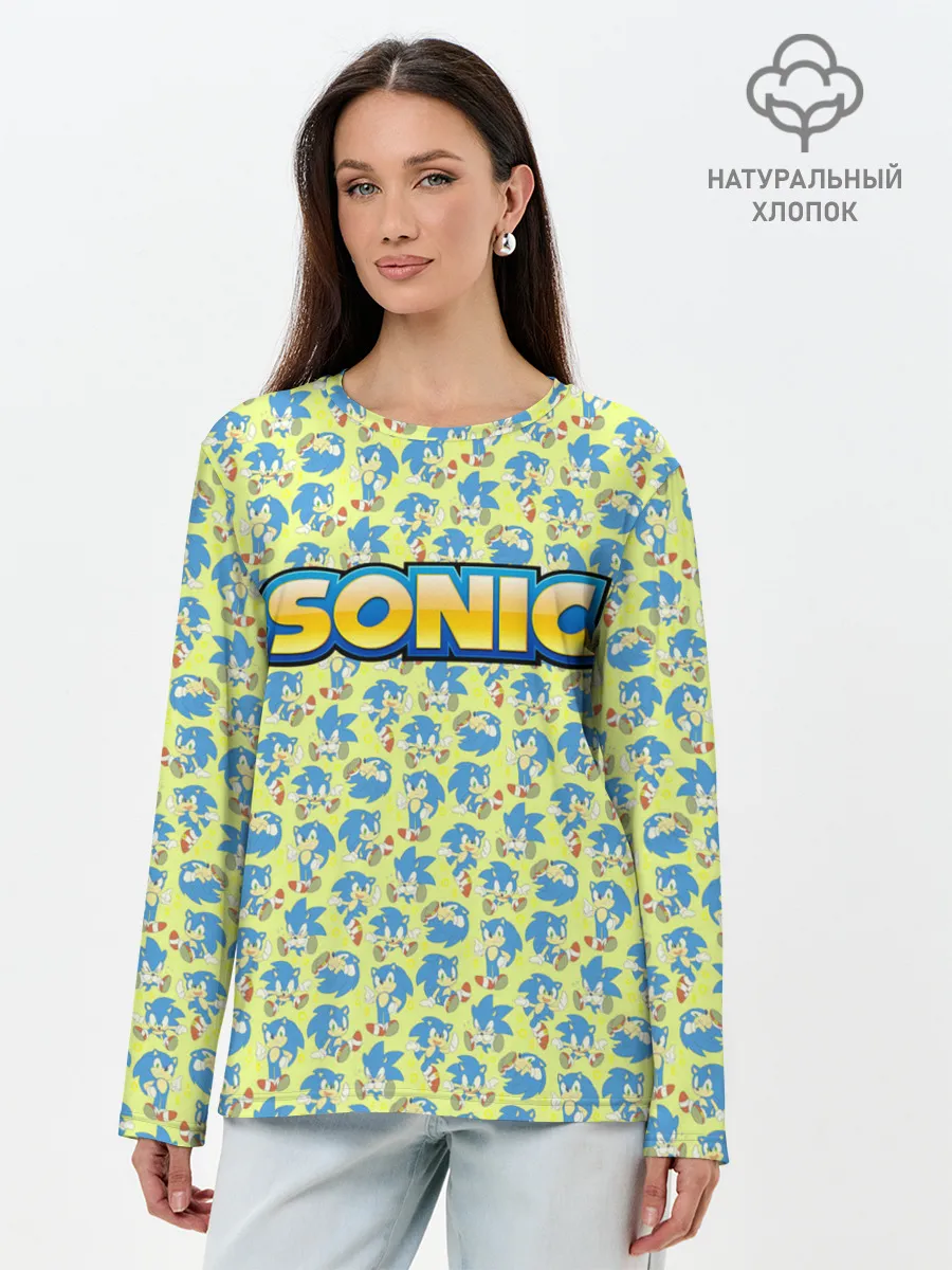 Лонгслив женский. Хлопок / SONIC