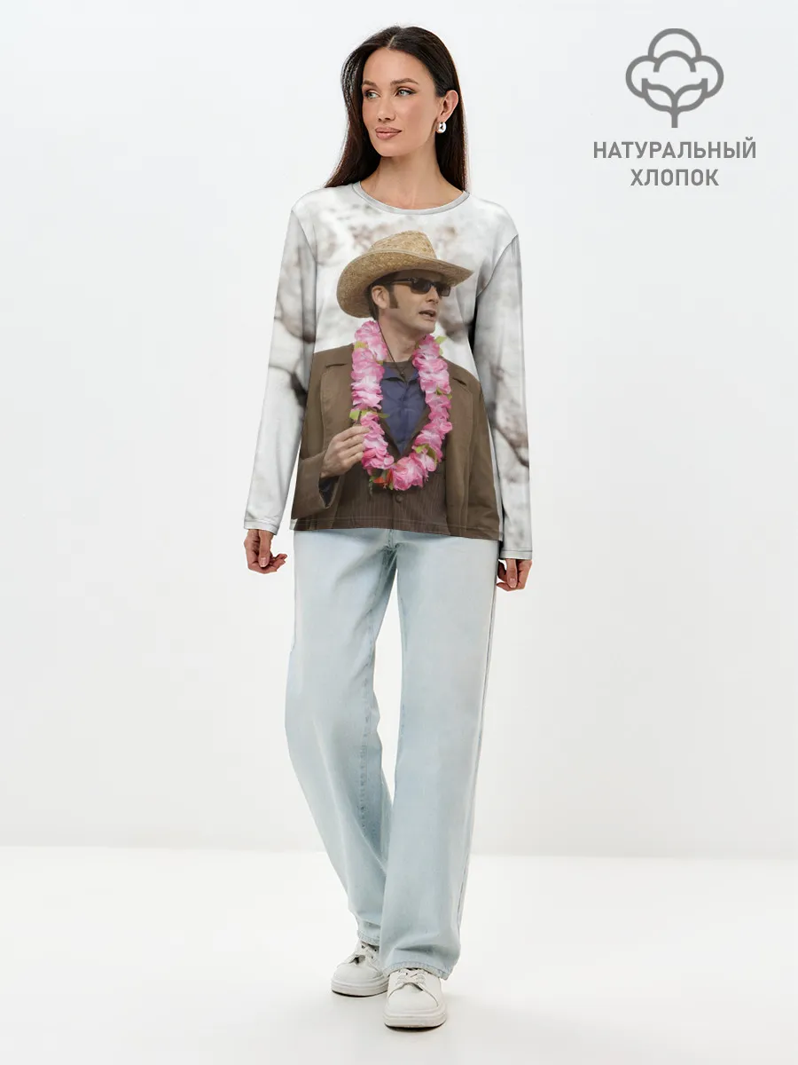 Лонгслив женский. Хлопок / FUNNY DOCTOR