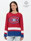 Лонгслив женский. Хлопок / Монреаль Канадиенс