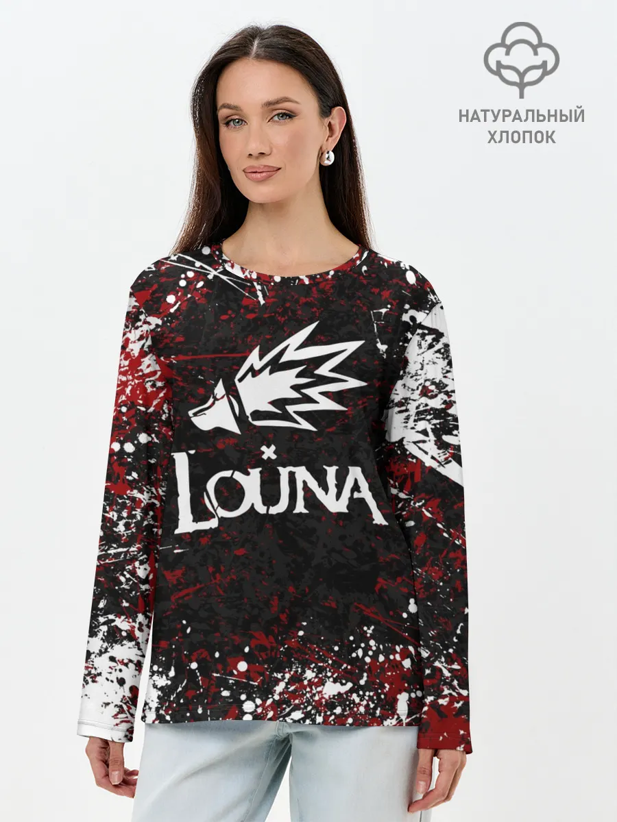 Лонгслив женский. Хлопок / Louna