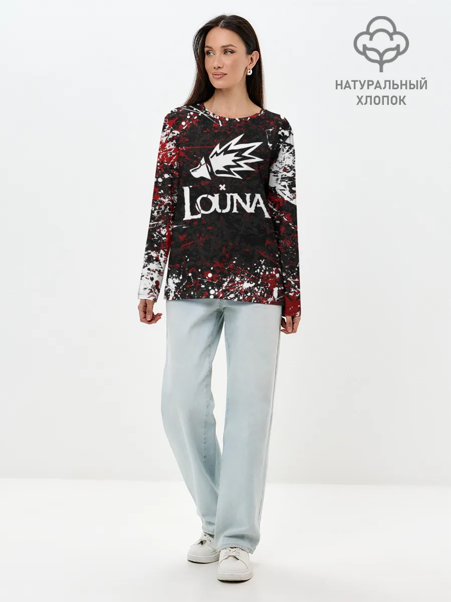 Лонгслив женский. Хлопок / Louna