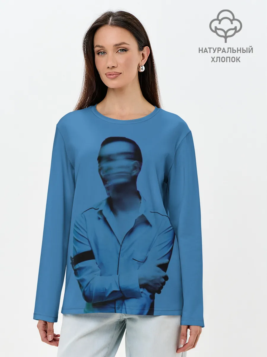 Лонгслив женский. Хлопок / PALCEBO Sleeping with Ghosts