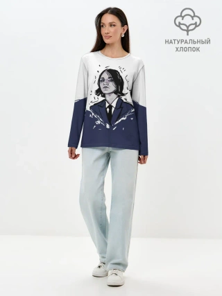 Лонгслив женский. Хлопок / placebo