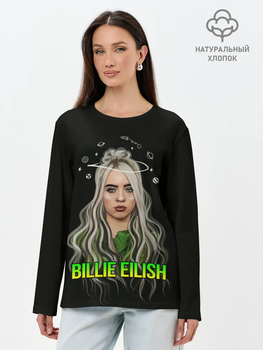 Лонгслив женский. Хлопок / BILLIE EILISH