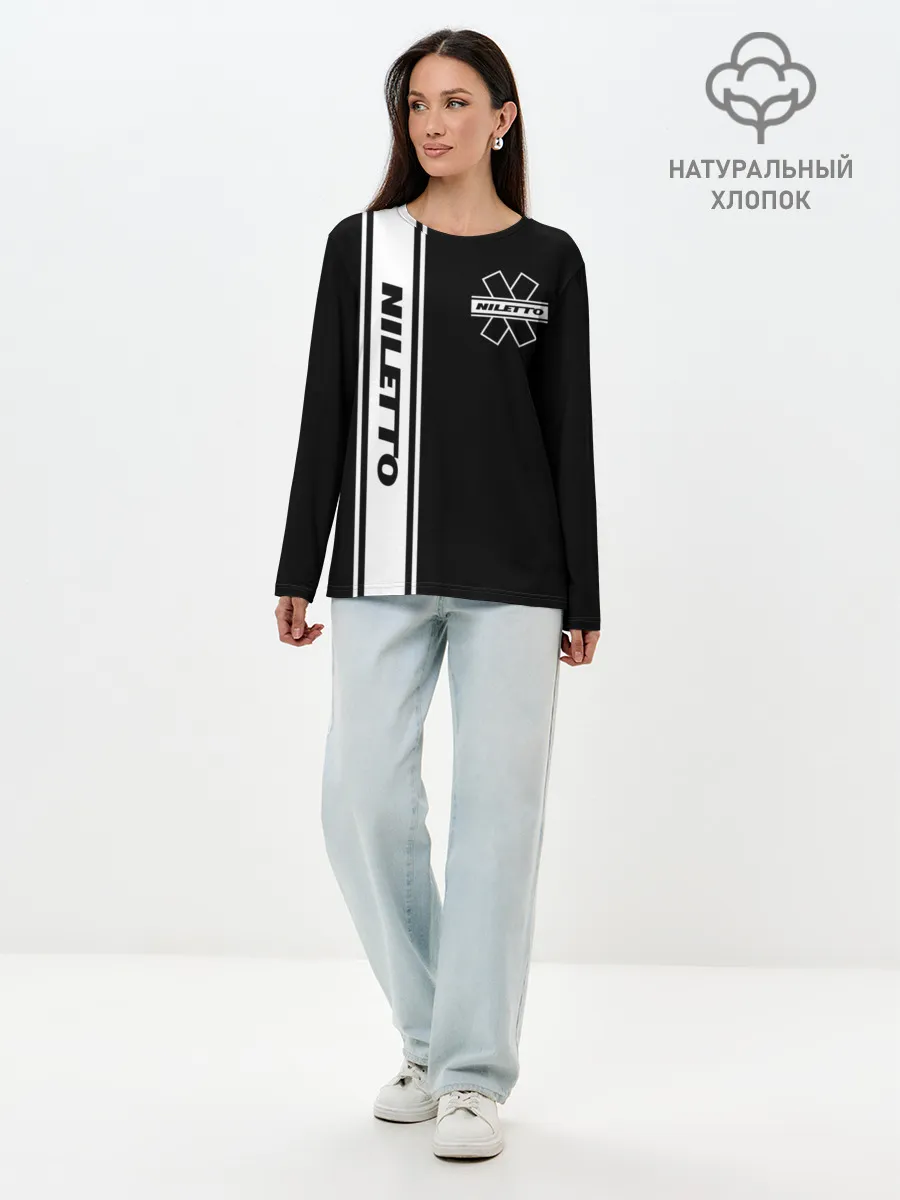 Лонгслив женский. Хлопок / NILETTO.
