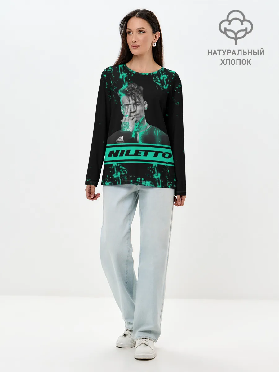 Лонгслив женский. Хлопок / NILETTO.