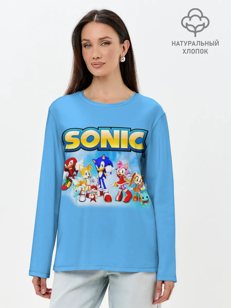 Лонгслив женский. Хлопок / SONIC