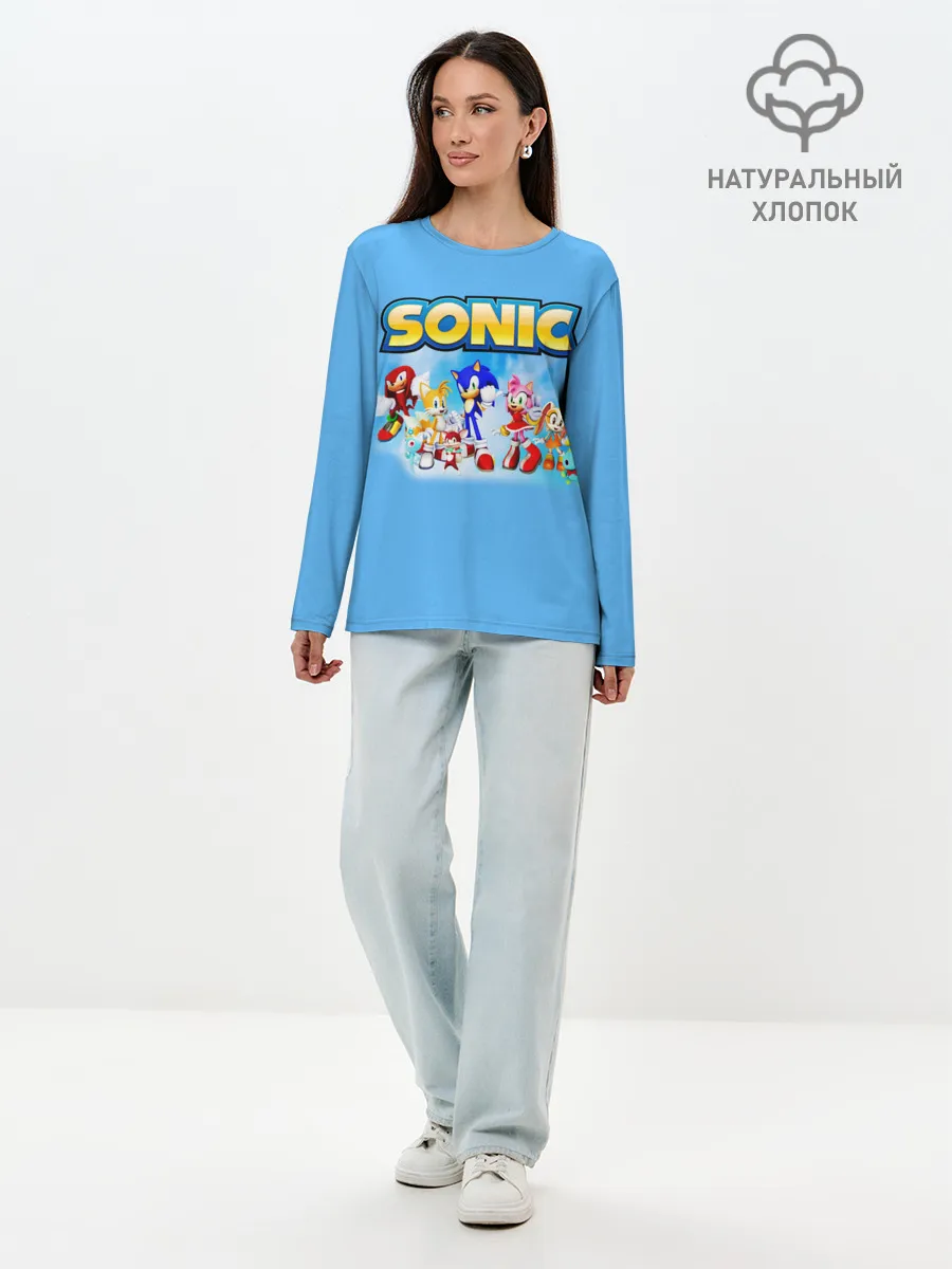 Лонгслив женский. Хлопок / SONIC