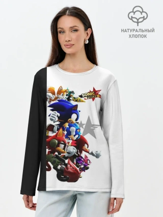 Лонгслив женский. Хлопок / SONIC