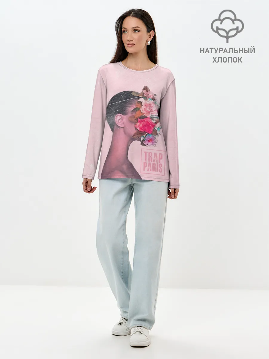 Лонгслив женский. Хлопок / Trap Paris