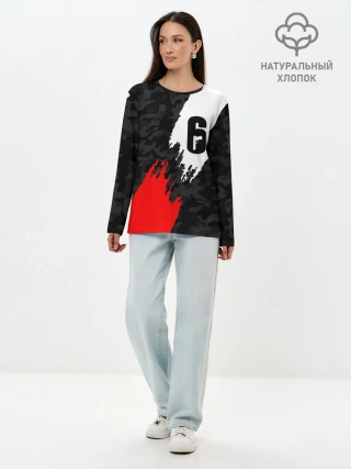 Лонгслив женский. Хлопок / RAINBOW SIX SIEGE