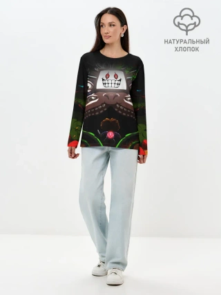 Лонгслив женский. Хлопок / UNDERTALE