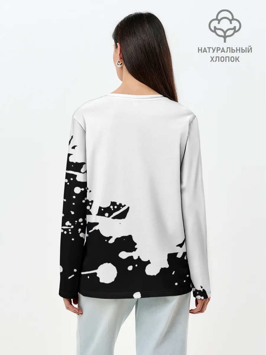 Лонгслив женский. Хлопок / Coronavirus 2019 - nCoV