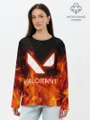 Лонгслив женский. Хлопок / VALORANT