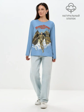 Лонгслив женский. Хлопок / Wonder Women