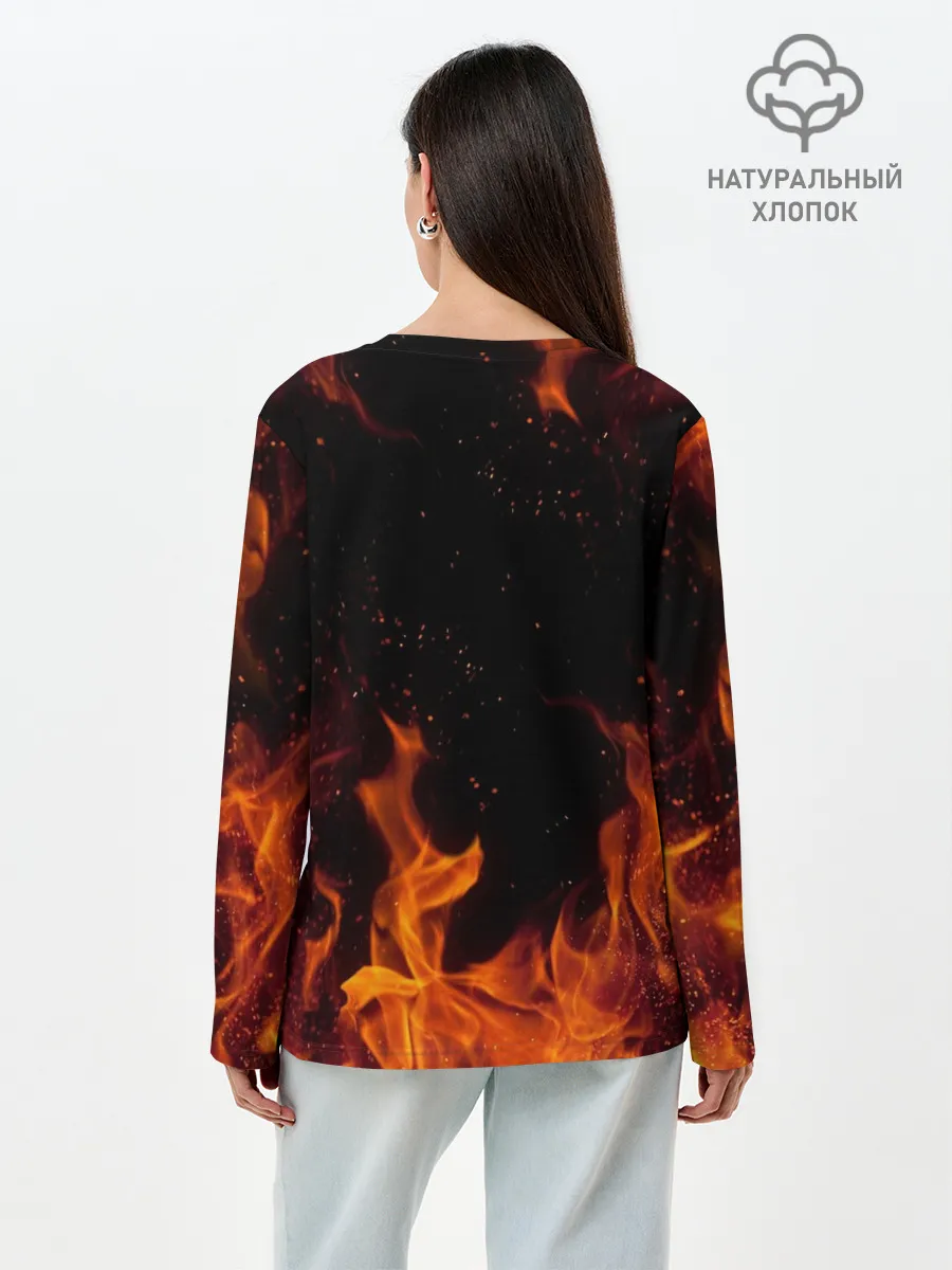 Лонгслив женский. Хлопок / Black Sabbath