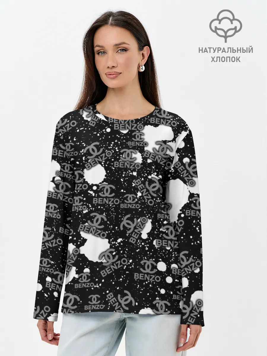 Лонгслив женский. Хлопок / Benzo Gang - Big Baby Tape