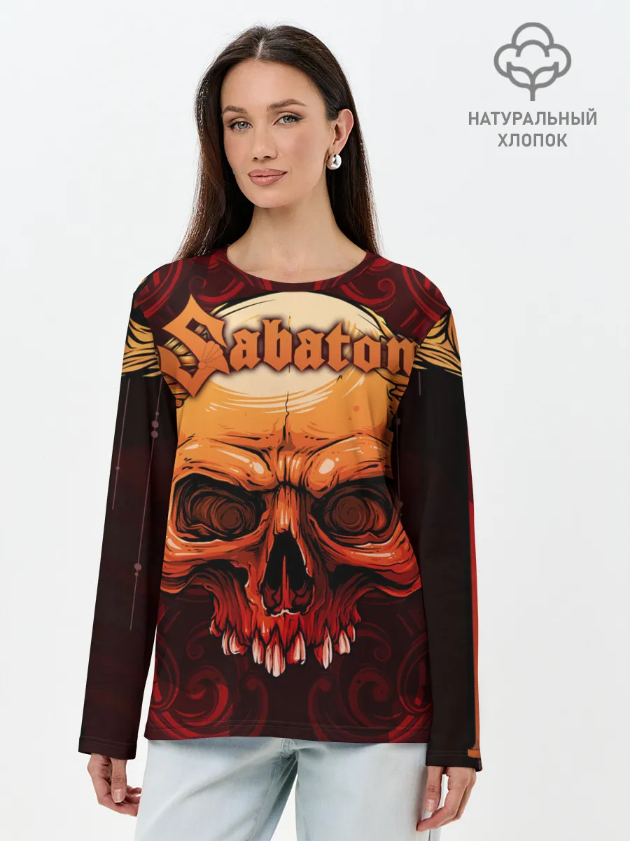 Лонгслив женский. Хлопок / SABATON