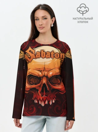Лонгслив женский. Хлопок / SABATON
