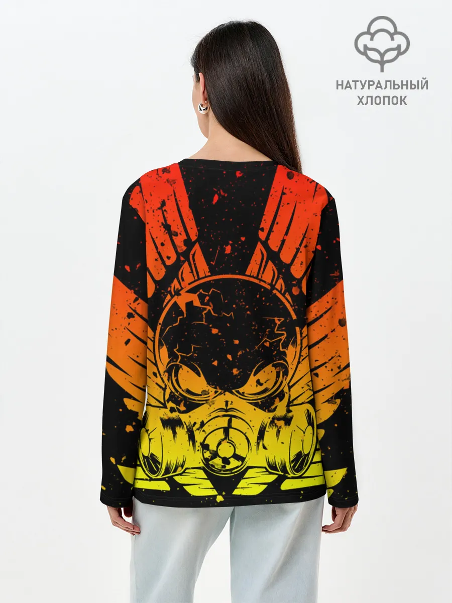 Лонгслив женский. Хлопок / SABATON