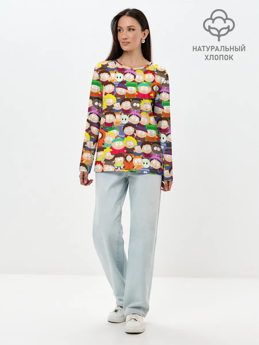 Лонгслив женский. Хлопок / ЮЖНЫЙ ПАРК | SOUTH PARK