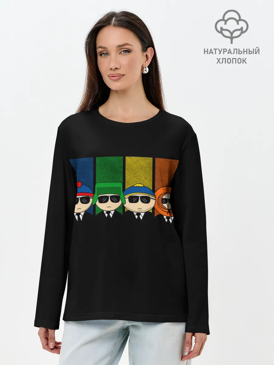 Лонгслив женский. Хлопок / South Park