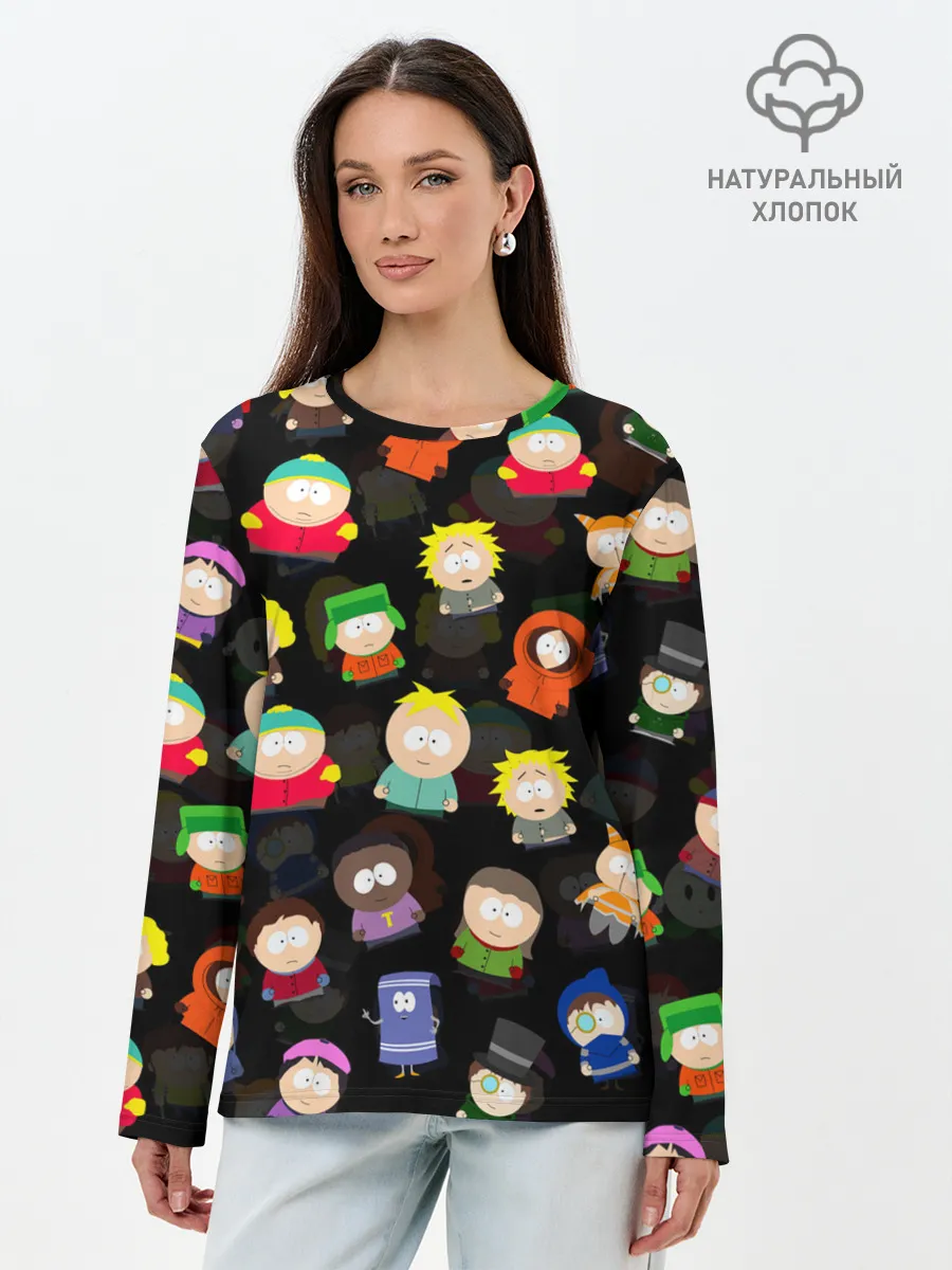 Лонгслив женский. Хлопок / ЮЖНЫЙ ПАРК | SOUTH PARK