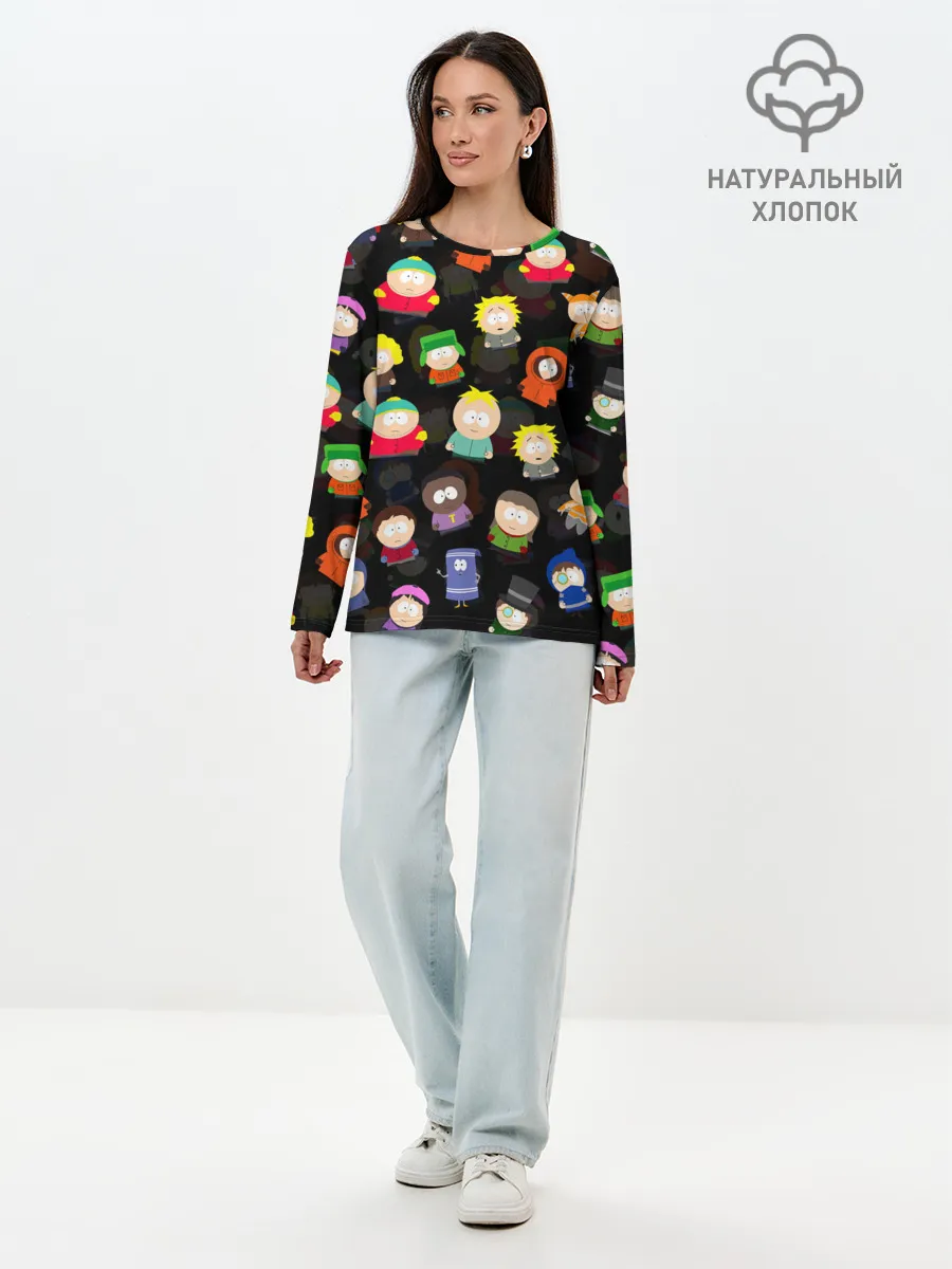Лонгслив женский. Хлопок / ЮЖНЫЙ ПАРК | SOUTH PARK