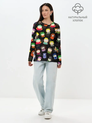 Лонгслив женский. Хлопок / ЮЖНЫЙ ПАРК | SOUTH PARK