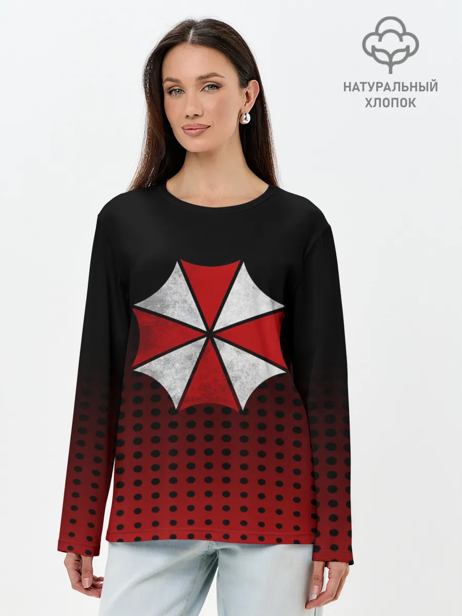 Лонгслив женский. Хлопок / Umbrella