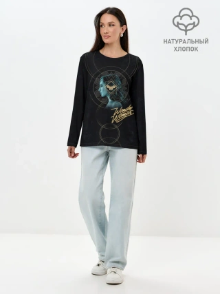 Лонгслив женский. Хлопок / Wonder Woman