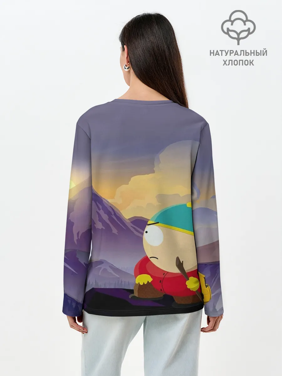 Лонгслив женский. Хлопок / South Park Cartman | Картмен