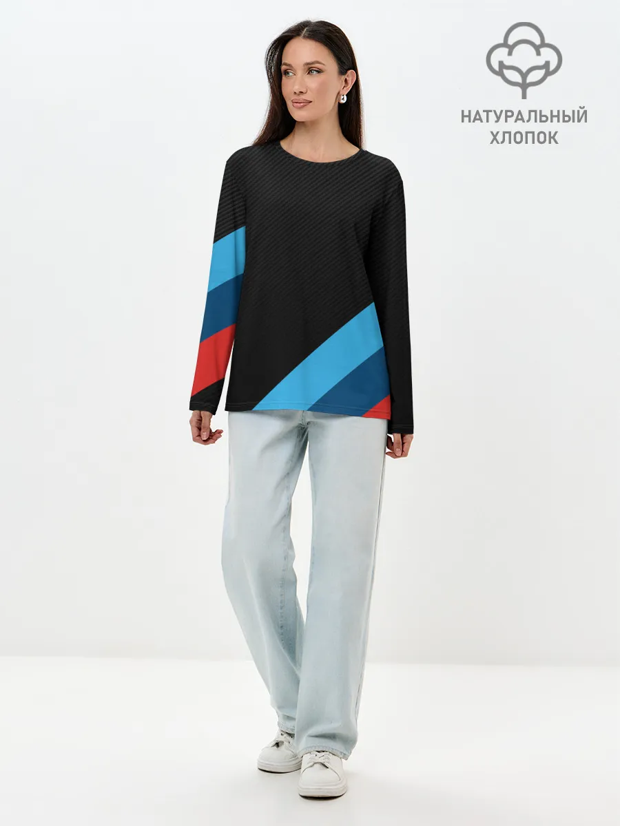 Лонгслив женский. Хлопок / BMW MASK