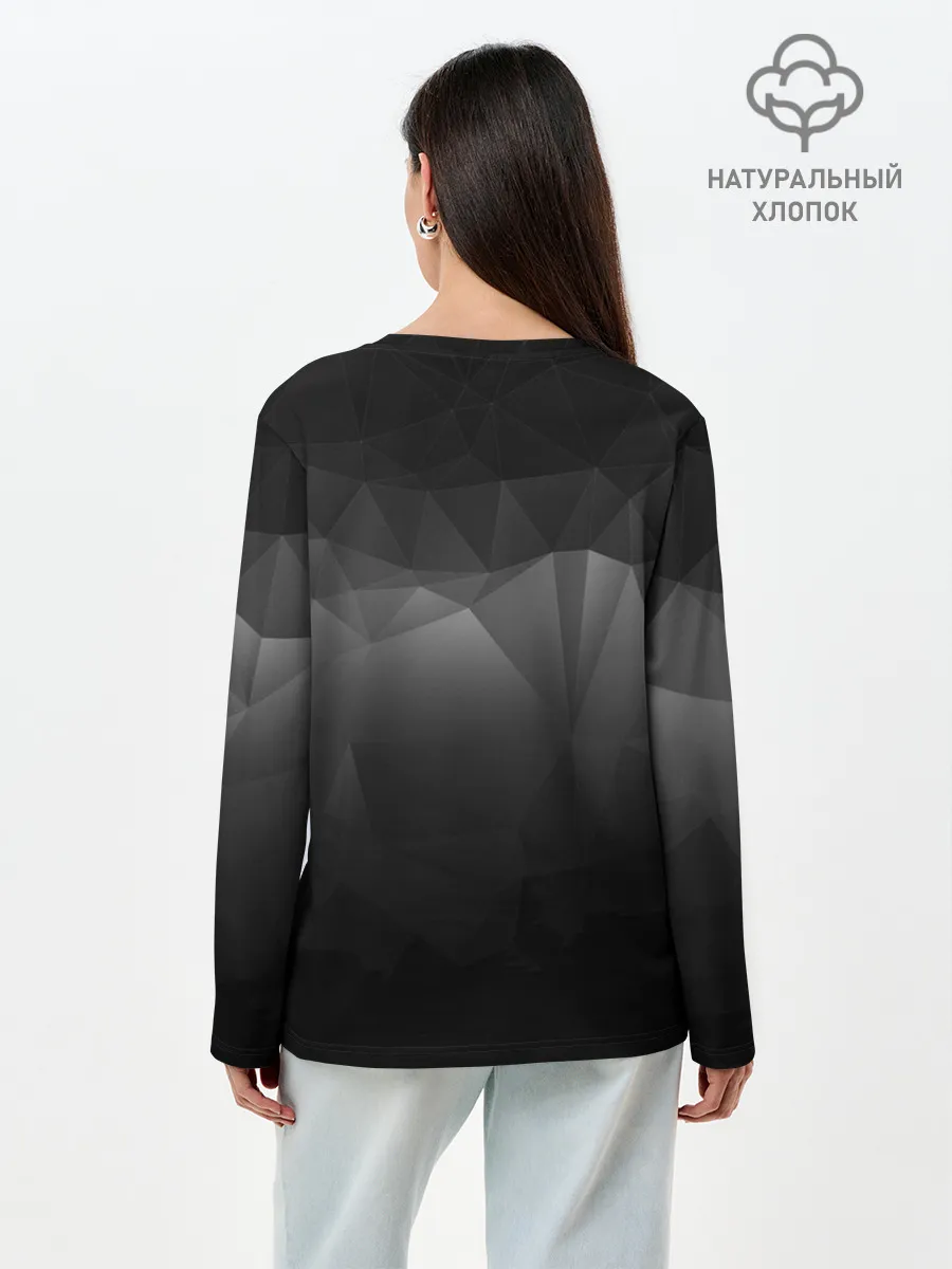 Лонгслив женский. Хлопок / GRAY GEOMETRY | СЕРАЯ ГЕОМЕТРИЯ