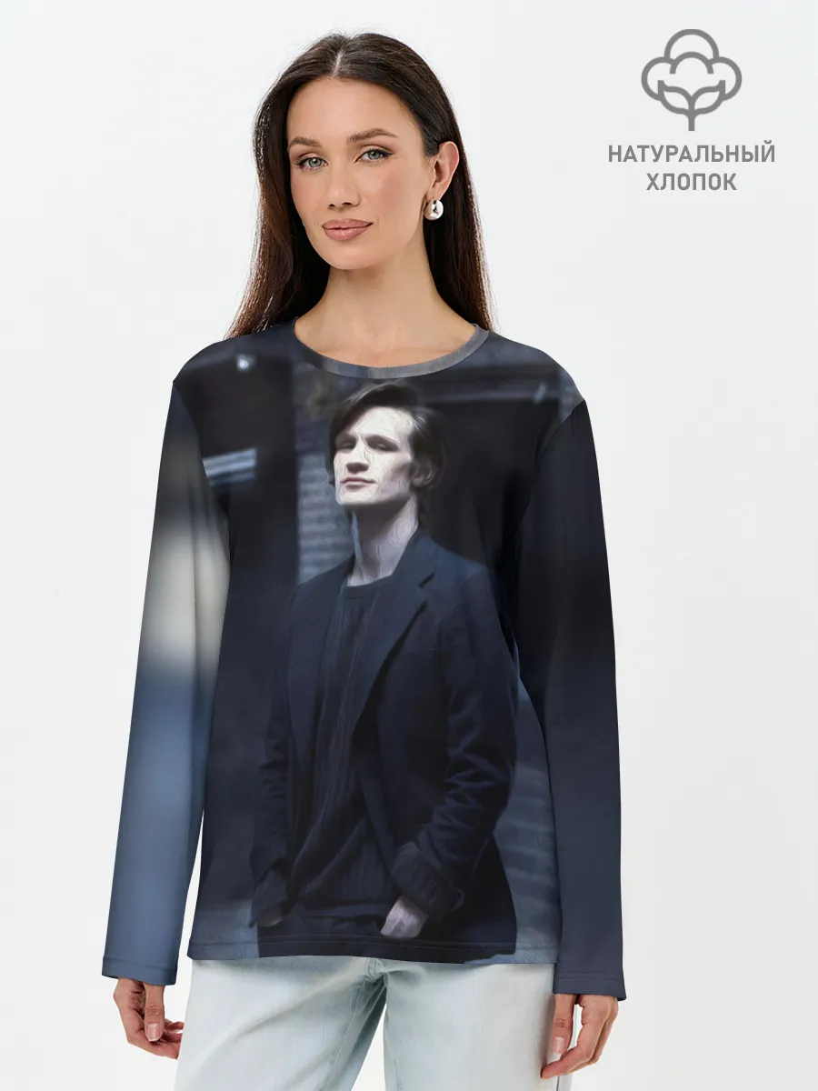 Лонгслив женский. Хлопок / DOCTOR WHO