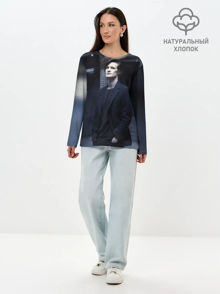 Лонгслив женский. Хлопок / DOCTOR WHO