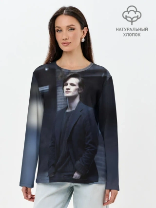 Лонгслив женский. Хлопок / DOCTOR WHO