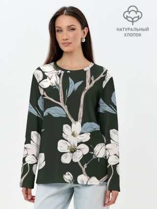 Лонгслив женский. Хлопок / САКУРА | SAKURA