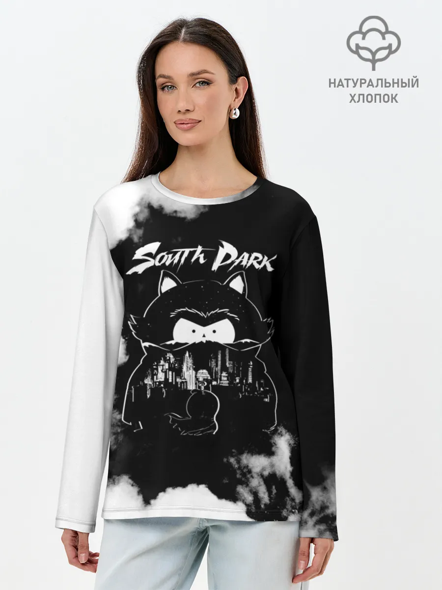 Лонгслив женский. Хлопок / Южный Парк