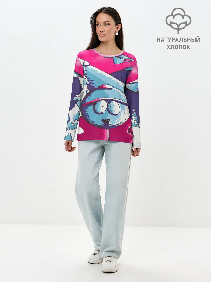 Лонгслив женский. Хлопок / CARTMAN