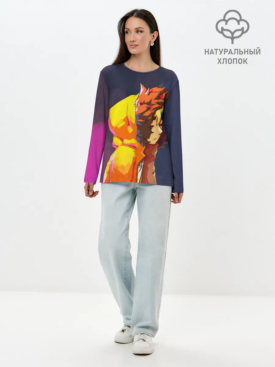 Лонгслив женский. Хлопок / ЮЖНЫЙ ПАРК