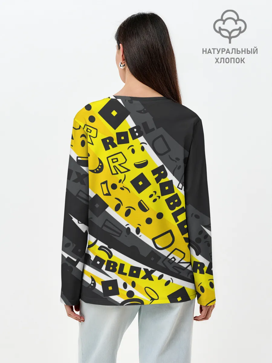 Лонгслив женский. Хлопок / Roblox