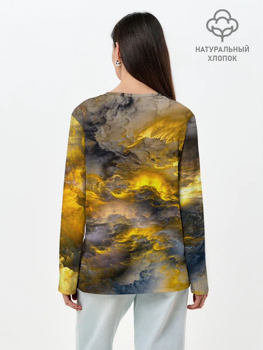 Лонгслив женский. Хлопок / Shine