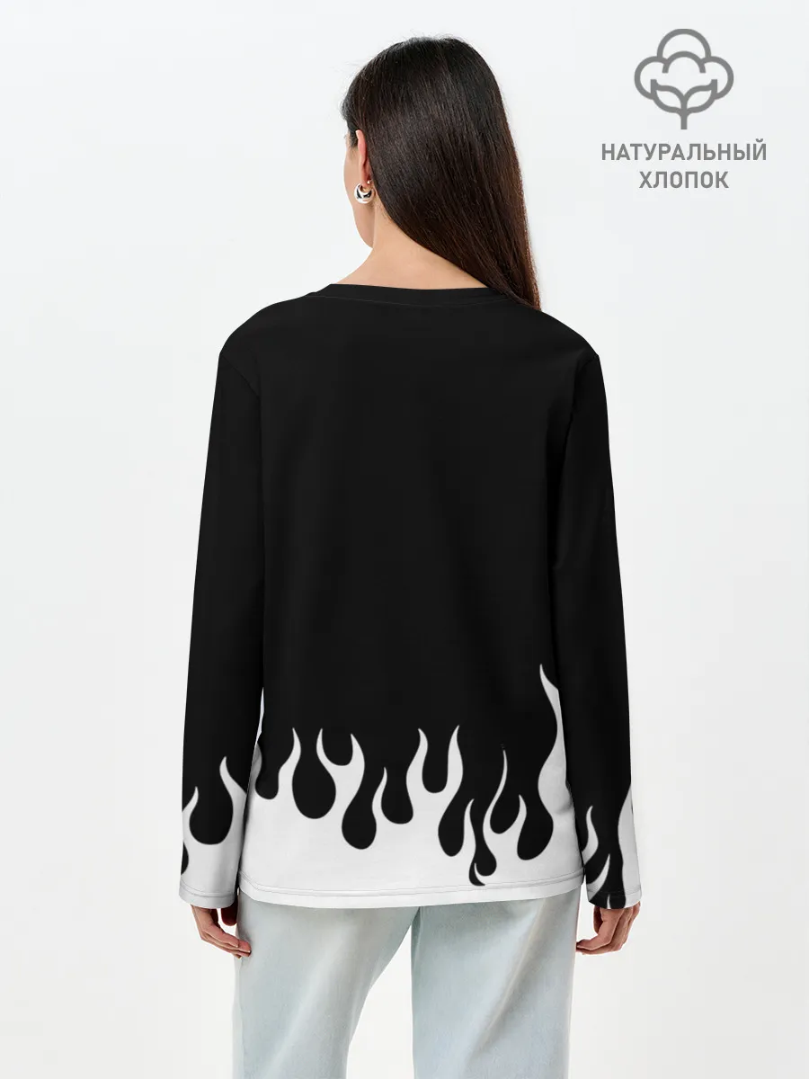 Лонгслив женский. Хлопок / Амкал